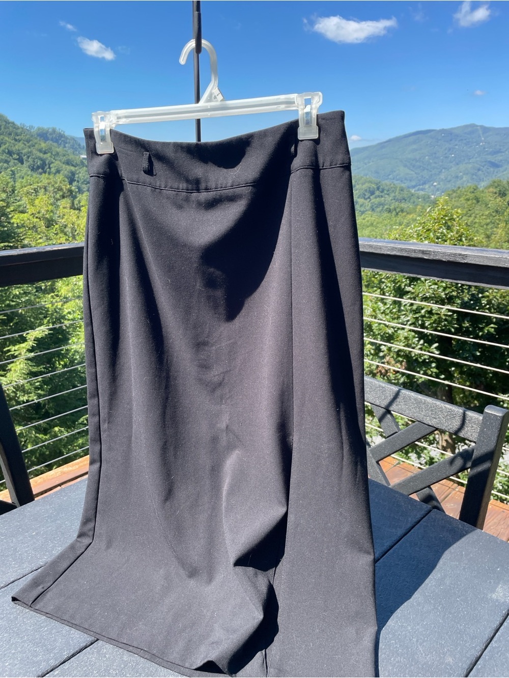 Requirements Sleek Black Maxi Skirt